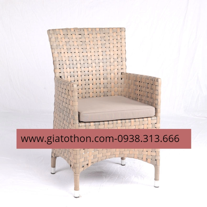 ghế nhựa giả mây hình 2 3764 - GHẾ THƯ GIÃN NHỰA GIẢ MÂY CAO CẤP